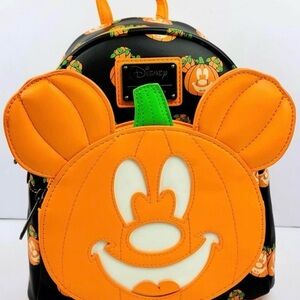 Disney Kids Orange Pumpkin Backpack